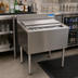 Thumbnail image #3 for BK Resources 24-Inch Stainless Steel Underbar Insulated Ice Bin with Sliding Cover, 66 lb Capacity