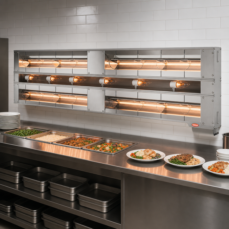 Product image #2 for Hatco Glo-Ray 96-Inch Lighted Double Infrared Strip Heater