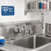 Thumbnail image #2 for T&S Brass B-0674-RGHM Service Sink Faucet with Vacuum Breaker Nozzle and Pail Hook, 8-Inch Centers