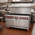 Thumbnail image #3 for American Range AR-10 60-Inch Gas Restaurant Range with 10 Open Burners and 2 Standard Ovens