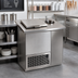 Thumbnail image #2 for Glastender Drop-In Dipping Ice Cream Freezer with Dipper Well, Self-Contained, 24 x 18 Inches