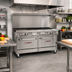 Thumbnail image #2 for Southbend Ultimate 60-Inch Gas Restaurant Range with 4 Pyromax Burners, 24-Inch Griddle and 2 Convection Ovens