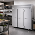Thumbnail image #2 for Beverage Air Horizon Series Three-Section Solid Door Reach-In Refrigerator, Top-Mount Self-Contained