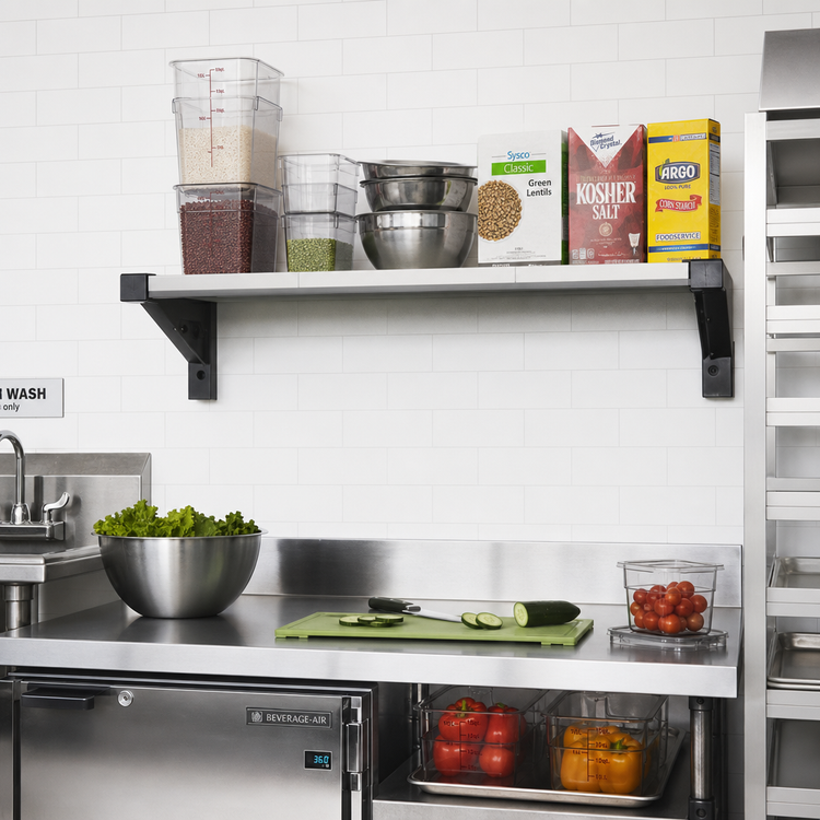 Product image #2 for Camshelving Elevation Series 21 Inch x 30 Inch Solid Wall-Mounted Add-On Shelf Kit
