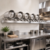 Thumbnail image #2 for New Age 93-Inch Aluminum Keg Shelf with T-Bar Shelves, 5 Half-Barrel Keg Capacity