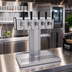 Thumbnail image #2 for Glastender Countertop Tee Draft Dispensing Tower, 5 Faucets, Glycol-Cooled, Stainless Steel