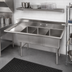 Thumbnail image #2 for 3-Compartment Stainless Steel Commercial Sink with Left-Hand Drainboard, 62-1/2 Inch