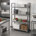 Thumbnail image #2 for Cambro Camshelving Elements XTRA 4-Tier Stationary Add-On Polymer Shelving Unit, 24