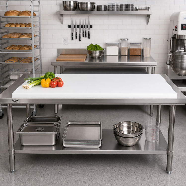 Product image #2 for John Boos 60 Inch x 30 Inch Reversible Poly Replacement Work Table Top