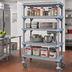Thumbnail image #2 for Quantum Millenia Mobile Polymer Shelving Starter Unit, 54