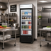 Thumbnail image #2 for Hurakan by Equip.me 1-Section Reach-In Glass Door Freezer Display, 15.2 Cu. Ft., Black