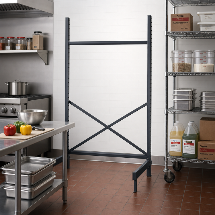Product image #2 for Metro SmartLever 86-Inch High Stationary Starter Base Kit for 54 x 21 Shelves