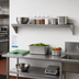 Thumbnail image #2 for Advance Tabco Special Value Series 72 Inch x 15 Inch Wall-Mounted Stainless Steel Shelf