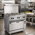 Thumbnail image #3 for Vulcan 36-Inch Electric Restaurant Range with 6 French Hotplates and Standard Oversized Oven