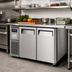 Thumbnail image #2 for Turbo Air J Series 2-Section Side Mount Undercounter Dual Temp Refrigerator/Freezer, 47-1/4 Inch Wide