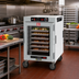 Thumbnail image #3 for Metro HotBlox Wide 8-Pan Half-Height Mobile Insulated Holding Cabinet with Clear Door and Analog Controls