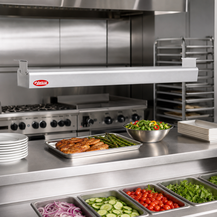 Product image #2 for Hatco Glo-Ray Narrow Max 48-Inch Unlighted Infrared Strip Heater, Stainless Steel, 1300W