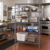 Thumbnail image #2 for Quantum 60W x 30D x 63H Wire Shelving Starter Kit with 4 Shelves and 4 Posts, Gray Epoxy Antimicrobial Finish