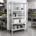 Thumbnail image #2 for Channel Manufacturing Lifetime Tough 4-Shelf Tubular Aluminum Dunnage Shelving Rack, 60