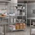 Thumbnail image #2 for Eagle Group 4-Tier Starter Wire Shelving Unit, 30 x 18 x 63 Inches, Chrome-Plated