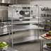 Thumbnail image #2 for Advance Tabco SCT-60 60-Inch Table-Mounted Circular Stainless Steel Pot Rack with Utensil Rack