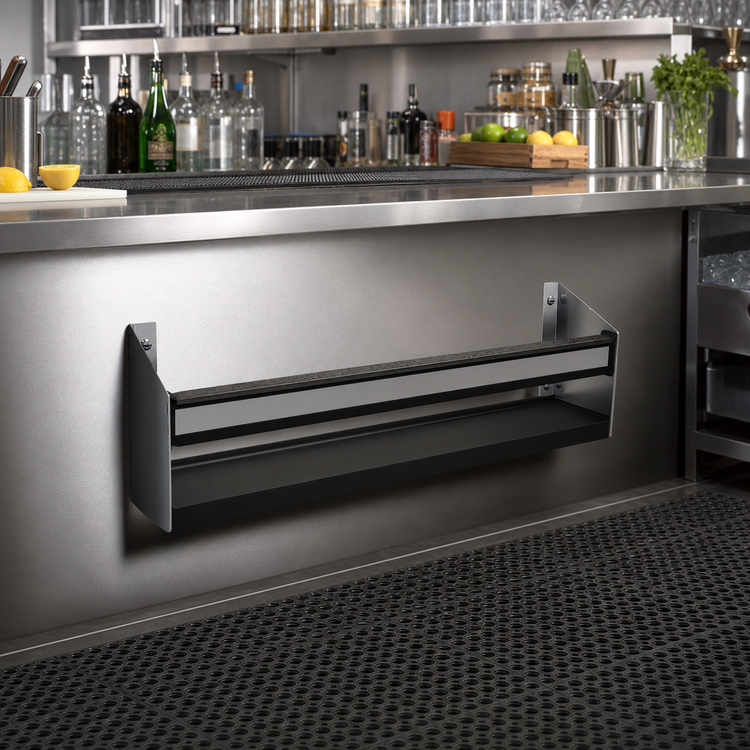Product image #2 for Glastender SSR-28 28-Inch Single Speed Rail with Open Step-and-Rail Design