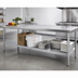Thumbnail image #2 for 84 Inch x 30 Inch Aluminum Knock-Down Undershelf for Work Table