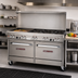Thumbnail image #2 for Southbend Ultimate 60-Inch Gas Restaurant Range with 4 Open Burners, 36-Inch Griddle, and 2 Convection Ovens