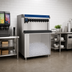Thumbnail image #2 for Vision VU300B8LP Single-Side 8-Valve Ice/Beverage Dispenser, 300 lb Storage