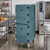 Thumbnail image #3 for Cambro Camcart Double-Cavity Insulated Tray and Sheet Pan Transport Cart with Solid Dutch Doors