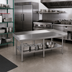 Thumbnail image #2 for Mixrite 36-1/4 in. x 36 in. Stainless Steel Equipment Stand with Adjustable Undershelf