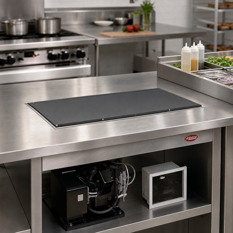 Product image #2 for Hatco 24-Inch x 15-1/2-Inch Built-In Flush Top Remote Cold Shelf, Hardcoat Aluminum