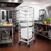 Thumbnail image #2 for Channel PBA707 Mobile Aluminum Poly Box Rack, 7 Levels, 20.5