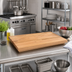 Thumbnail image #2 for John Boos Appalachian Red Oak Blended Rails, Edge Grain Kitchen Countertop, 36 x 25 x 1-1/2 Inch, Penetrating Oil Finish