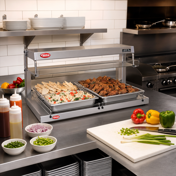 Product image #2 for Hatco Glo-Ray 30-Inch Freestanding Countertop Heated Shelf, 7-3/4-Inch Deep