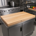 Thumbnail image #2 for Boos Block Northern Hard Rock Maple Edge Grain Kitchen Countertop, 48 x 38 x 3 Inch, Penetrating Oil Finish