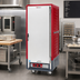 Thumbnail image #2 for Metro C5 3 Series Insulation Armour Full-Height Mobile Heated Holding and Proofing Cabinet, Red, Universal Wire Slides