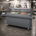 Thumbnail image #2 for Cambro Versa Food Bar 5-Foot Tray Rail Accessory, Granite Gray