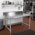 Thumbnail image #2 for John Boos Stallion 72-Inch x 30-Inch Stainless Steel Work Table with 5-Inch Backsplash