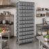 Thumbnail image #2 for Quantum Heavy-Duty Stationary Wire Shelving Unit, 36