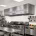 Thumbnail image #2 for SpecAir HEF96-120 Wall Type Front Discharge Make-Up Air Exhaust Hood, 120