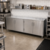 Thumbnail image #2 for Spec-Master Stainless Steel Plate Cabinet with 4 Hinged Doors, 96 x 15 Inches