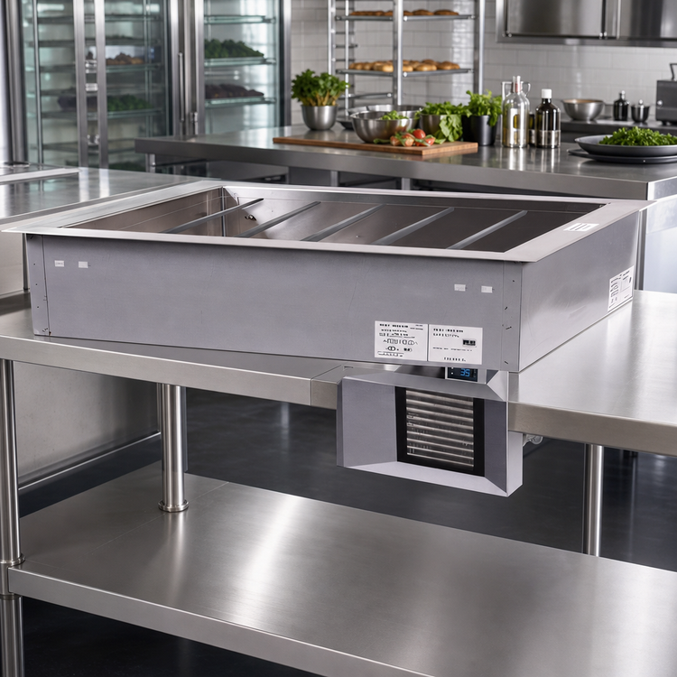 Product image #2 for Alto-Shaam EcoSmart 600-CW Self-Contained Drop-In Refrigerated Cold Well, 6 Full-Size Pan Capacity
