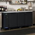 Thumbnail image #2 for Turbo Air Super Deluxe Narrow Back Bar Cooler, 3 Solid Doors, 73-1/8 Inch Wide, 20.62 Cu. Ft., Self-Contained, R-600a