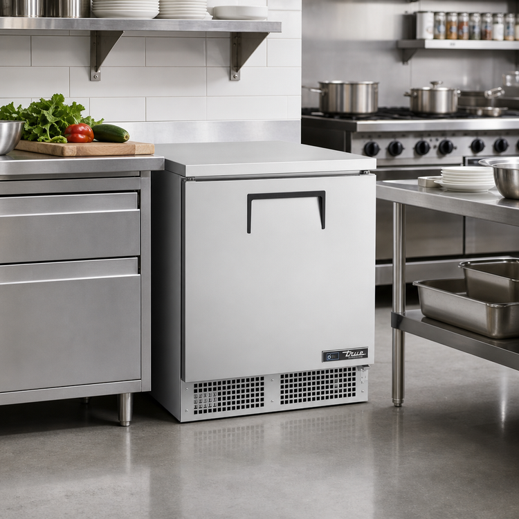 Product image #2 for True 32-Inch Wide One-Section Worktop Refrigerator with Stainless Steel Door