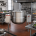 Thumbnail image #2 for Crown DLT-20TC 20 Gallon Direct Steam 2/3 Jacketed Tilting Kettle