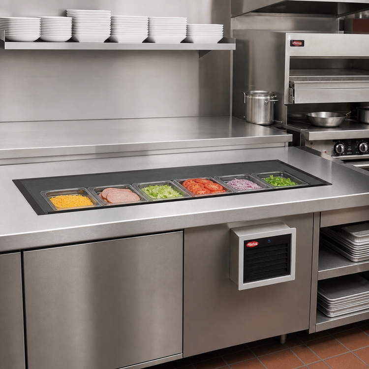 Product image #2 for Hatco 48-Inch Built-In Flush Top Remote Cold Shelf, 21-Inch Deep, Hardcoat Aluminum