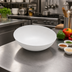 Thumbnail image #2 for American Metalcraft 94 oz. Angled Melamine Bowl, 12 Inch Diameter x 4 Inch H, White