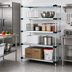 Thumbnail image #2 for Quantum 42 Inch x 24 Inch x 63 Inch Solid Shelving Starter Kit with 4 Shelves and 4 Posts