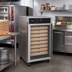Thumbnail image #2 for Nemco 6410 Mobile Heated Pizza Holding Cabinet with Tempered Glass Door and 8 Adjustable Racks